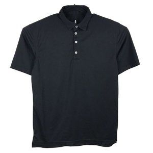 Johnnie-O Prep-Performance  Black Polo Shirt M